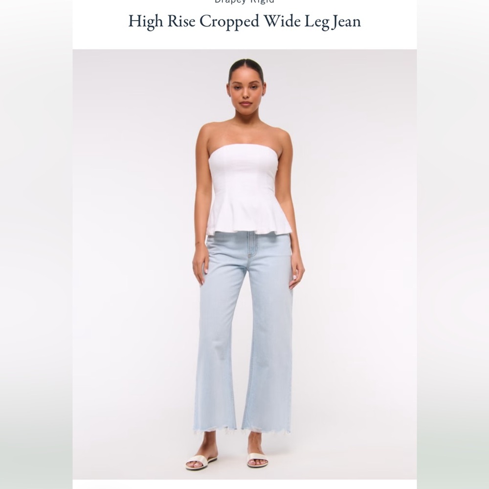 Abercrombie & Fitch Light Blue Flare Jeans